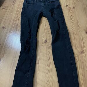 Mudd Black Low Rise Skinny Jeans